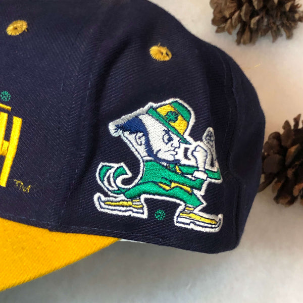 Vintage Deadstock NWOT NCAA Notre Dame Fighting Irish The Game Wool Snapback Hat