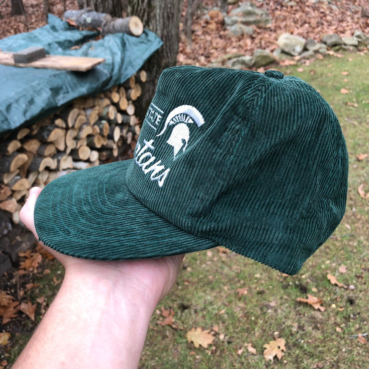 Vintage Tampa Bay Lightning Snapback Hat Corduroy