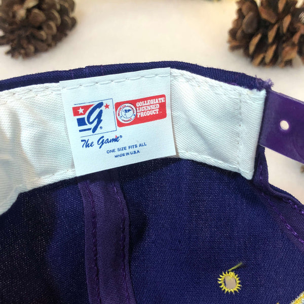 Vintage Deadstock NWT NCAA Washington Huskies The Game Twill Snapback Hat