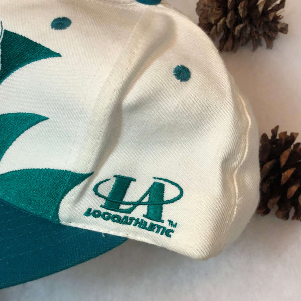 Vintage Deadstock NWOT NFL Miami Dolphins Logo Athletic Sharktooth Wool Snapback Hat