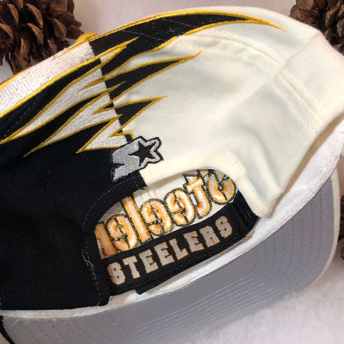 Vintage Pittsburgh Steelers Starter Shockwave Snapback — The Attic