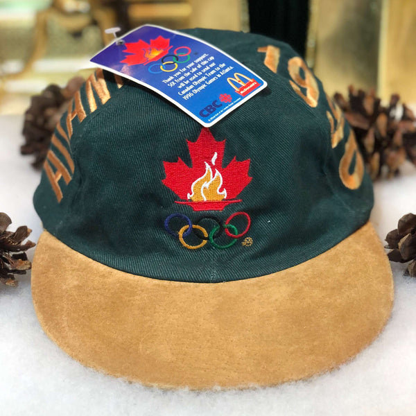 Vintage Deadstock NWT 1996 Canada Atlanta Olympics Strapback Hat