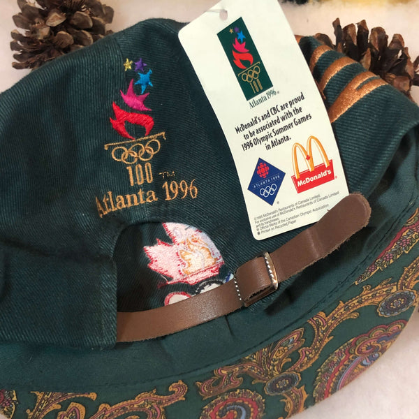 Vintage Deadstock NWT 1996 Canada Atlanta Olympics Strapback Hat