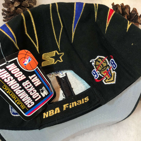 Vintage Deadstock NWT 1998 NBA Champions Chicago Bulls Starter Strapback Hat