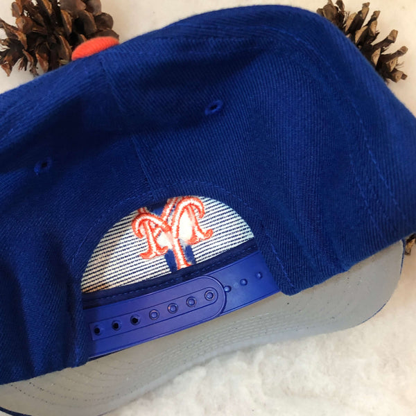 Vintage MLB New York Mets Logo Athletic Wool Snapback Hat