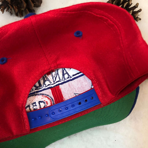 Vintage Deadstock NWOT NHL Montreal Canadiens Twins Enterprise Wool Snapback Hat