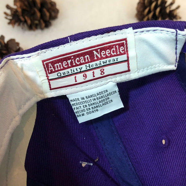 Vintage Deadstock NWT NBA Utah Jazz American Needle Wool Snapback Hat