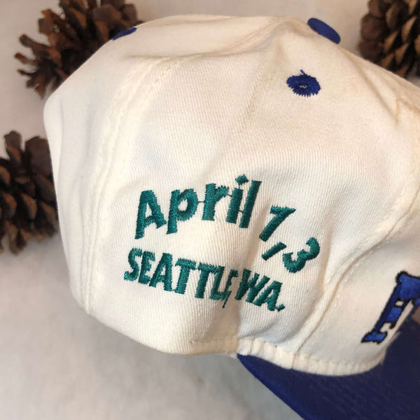 Vintage Deadstock NWT 1995 NCAA Final Four Seattle #1 Apparel Twill Snapback Hat