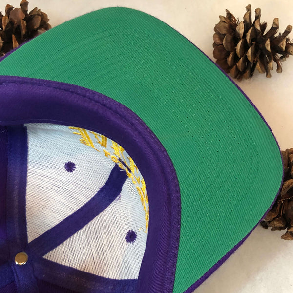 Vintage Deadstock NWOT NBA Los Angeles Lakers Motion Wool KC Snapback Hat