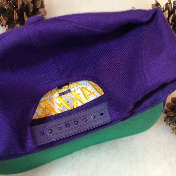 Vintage Deadstock NWOT NBA Los Angeles Lakers Motion Wool KC Snapback Hat