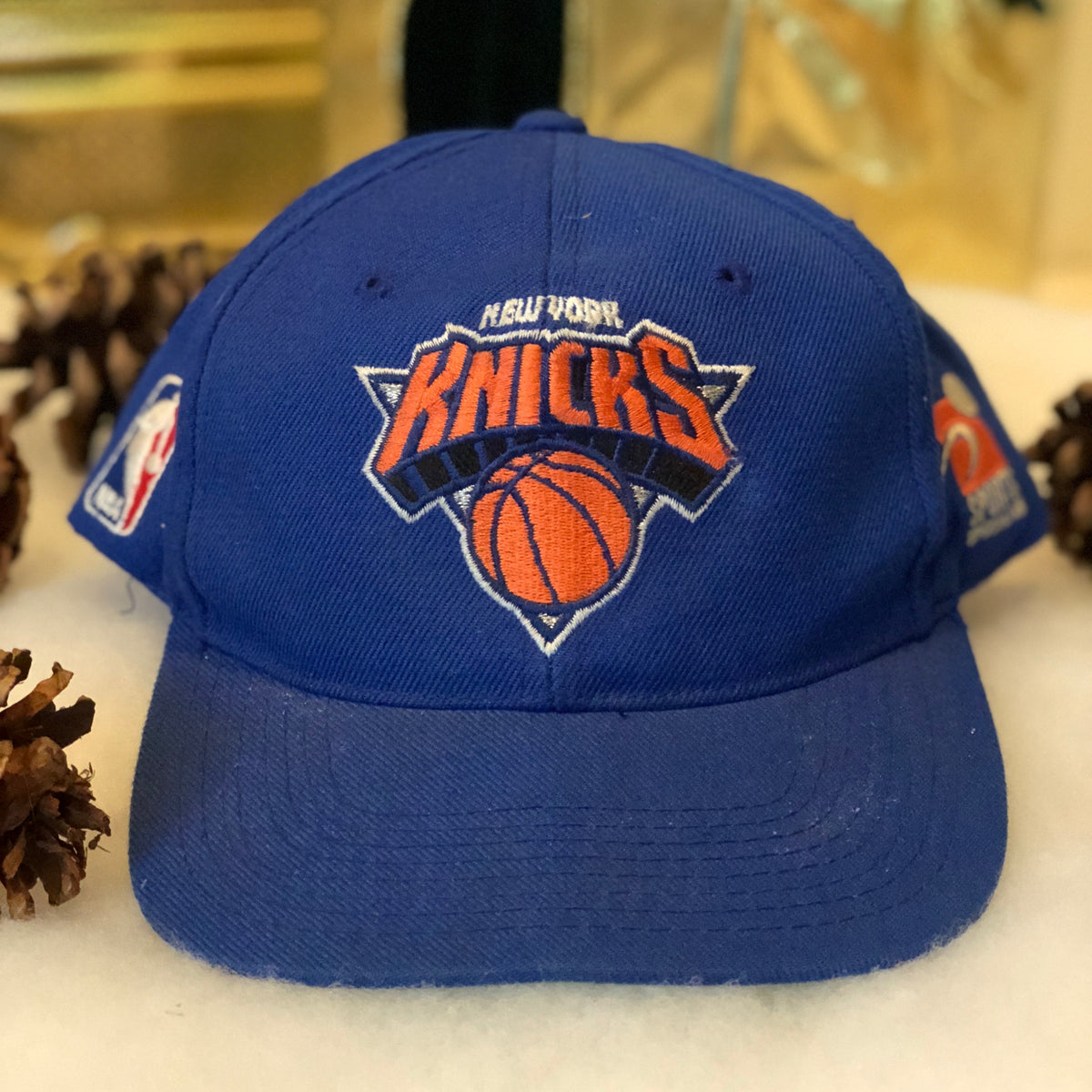Vintage Twins New Jersey Nets Plain Logo Snapback Hat NBA