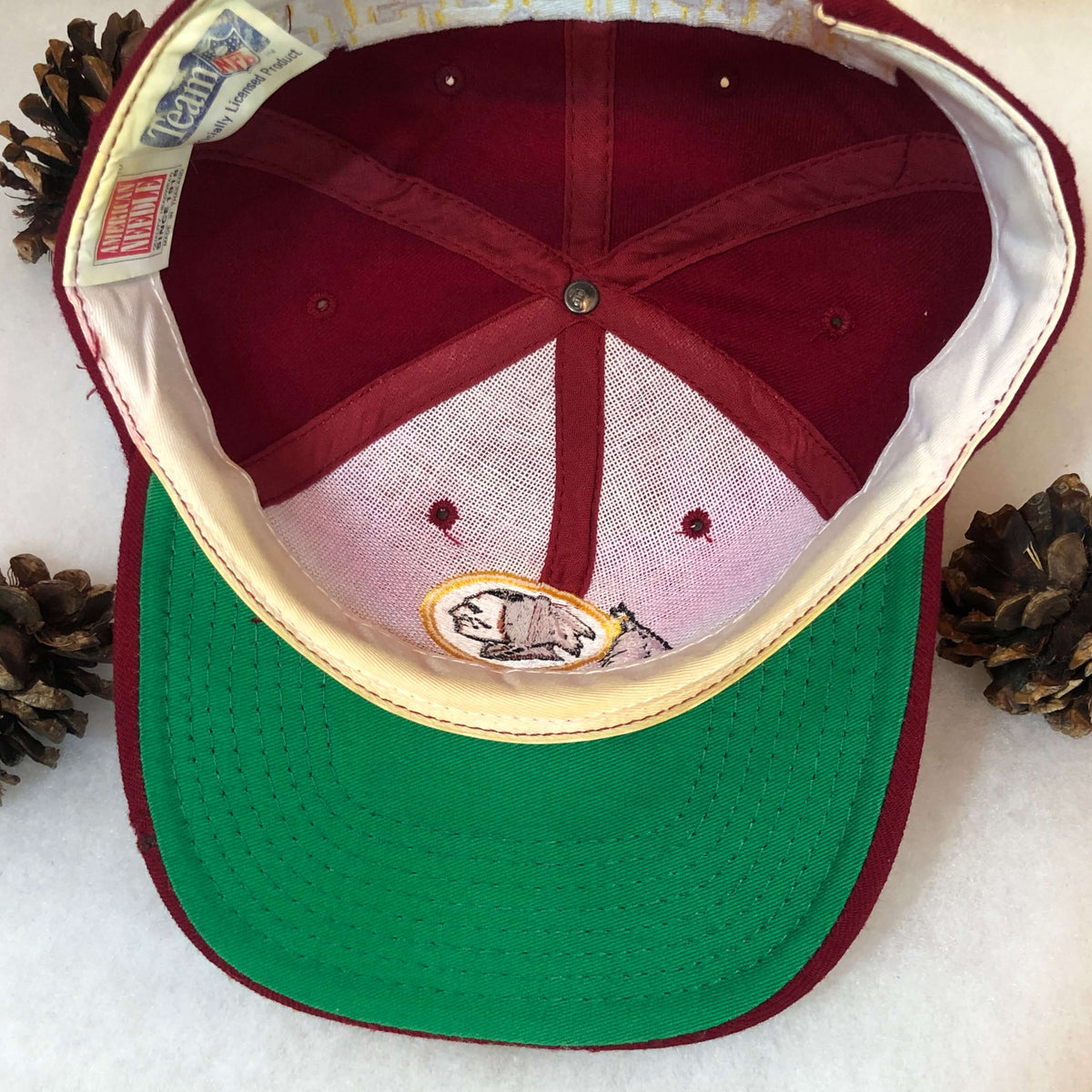 Vintage Snapback Snap Back Hat Washington Redskins American Needle