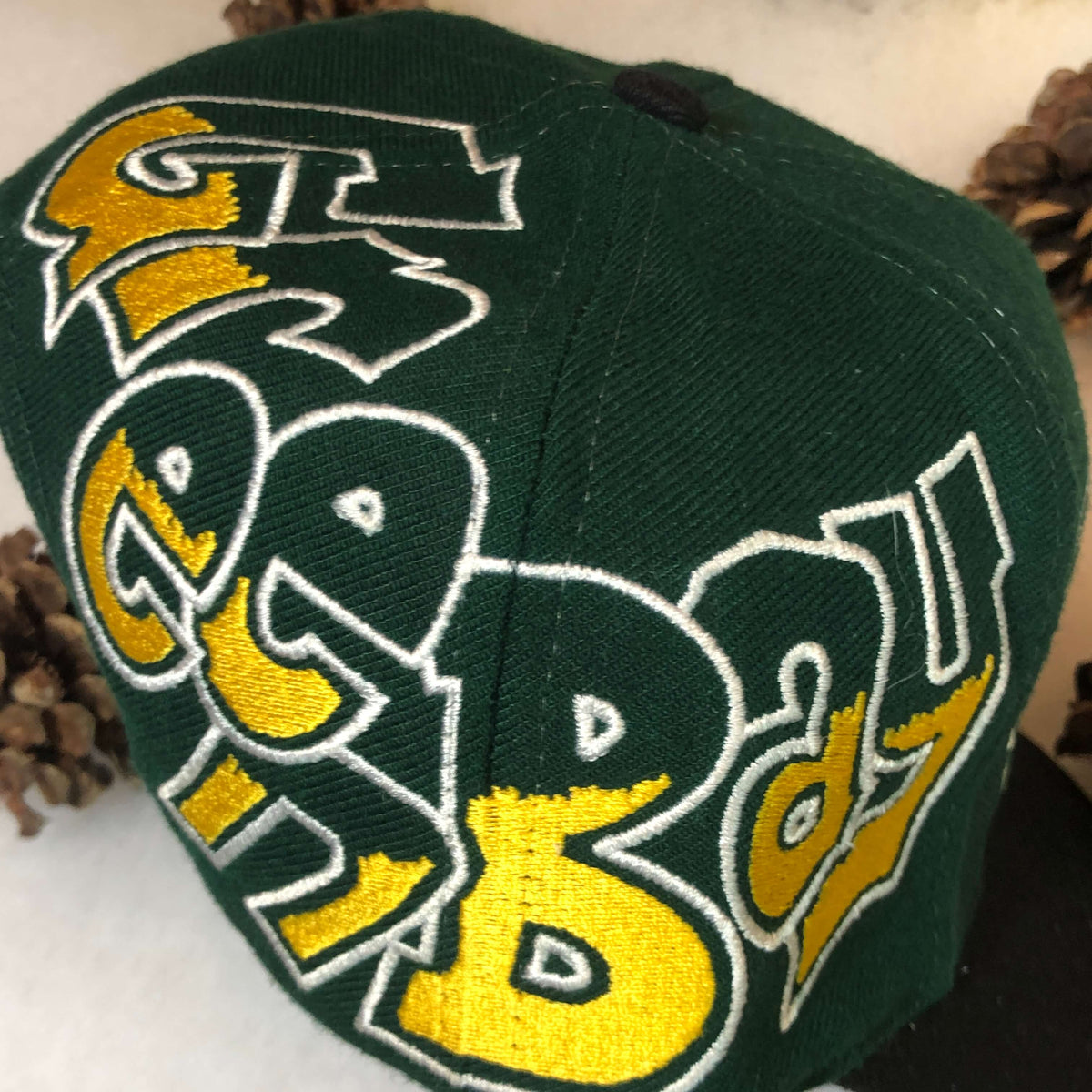 Vintage Drew Pearson Green Bay Packers Ach Snapback Hat NFL