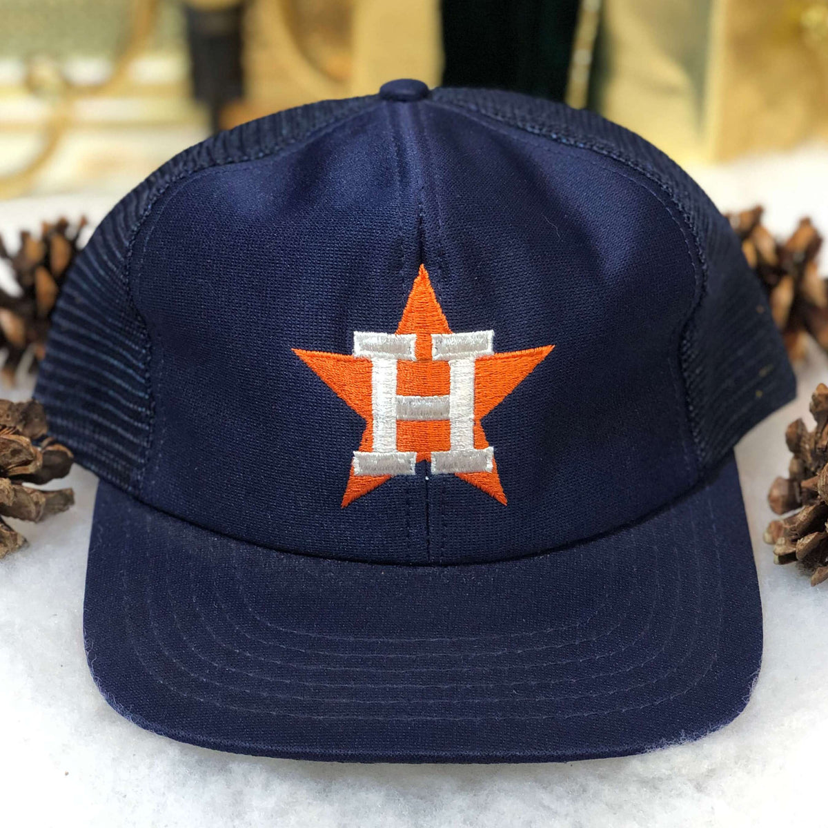 Astros Baseball Vintage Trucker Hat