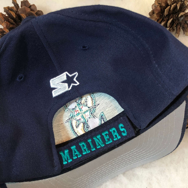 Vintage Deadstock NWT MLB Seattle Mariners Starter Wool Strapback Hat