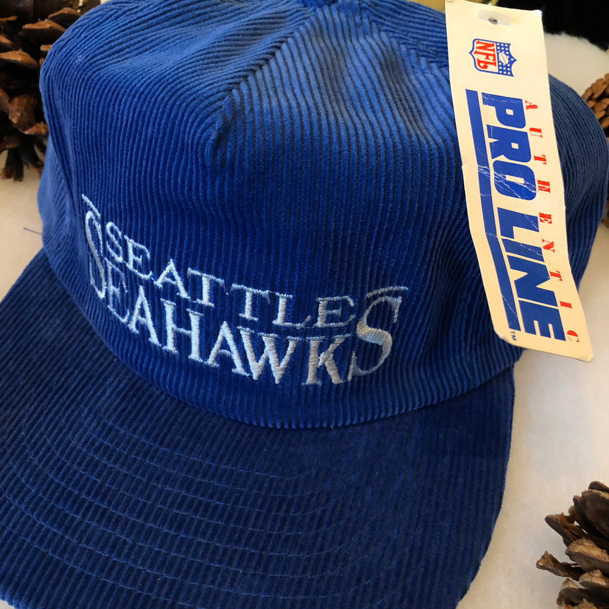 Vintage Corduroy Seattle Seahawks Snapback Hat