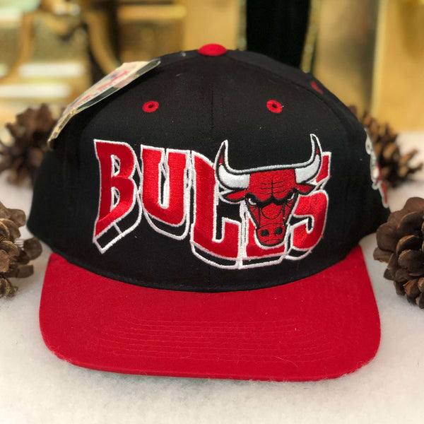 Vintage Deadstock NWT NBA Chicago Bulls The G Cap Wave Snapback Hat