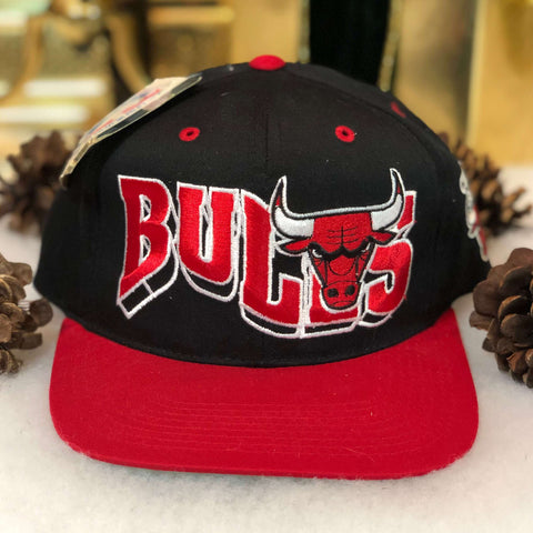 Vintage Deadstock NWT NBA Chicago Bulls The G Cap Wave Snapback Hat