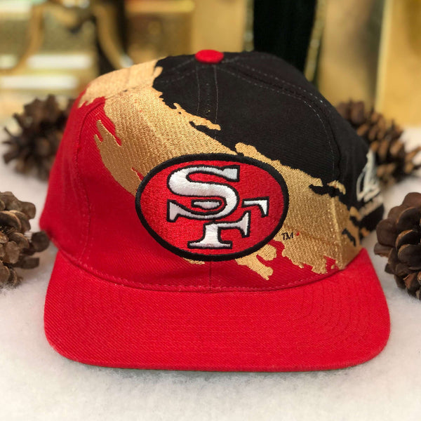 Vintage Deadstock NWOT NFL San Francisco 49ers Logo Athletic Splash Snapback Hat