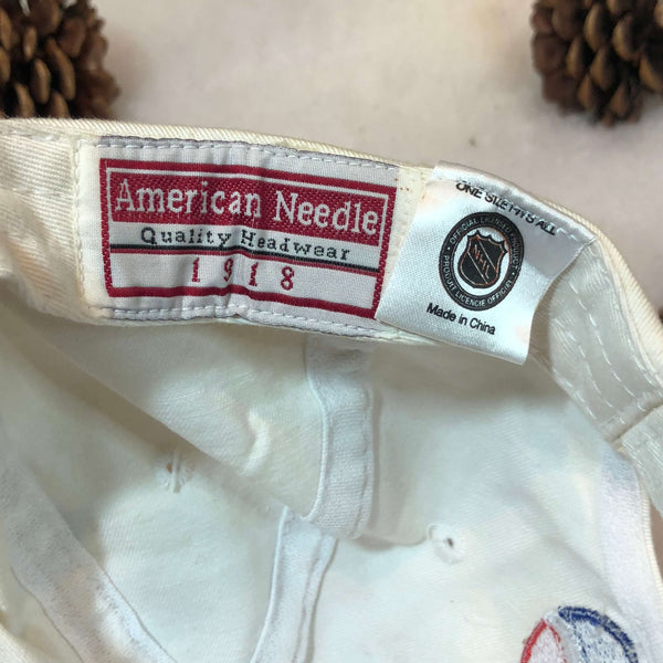 Vintage Deadstock NWT 2000-01 NHL Columbus Blue Jackets Inaugural Season Pespi American Needle Strapback Hat