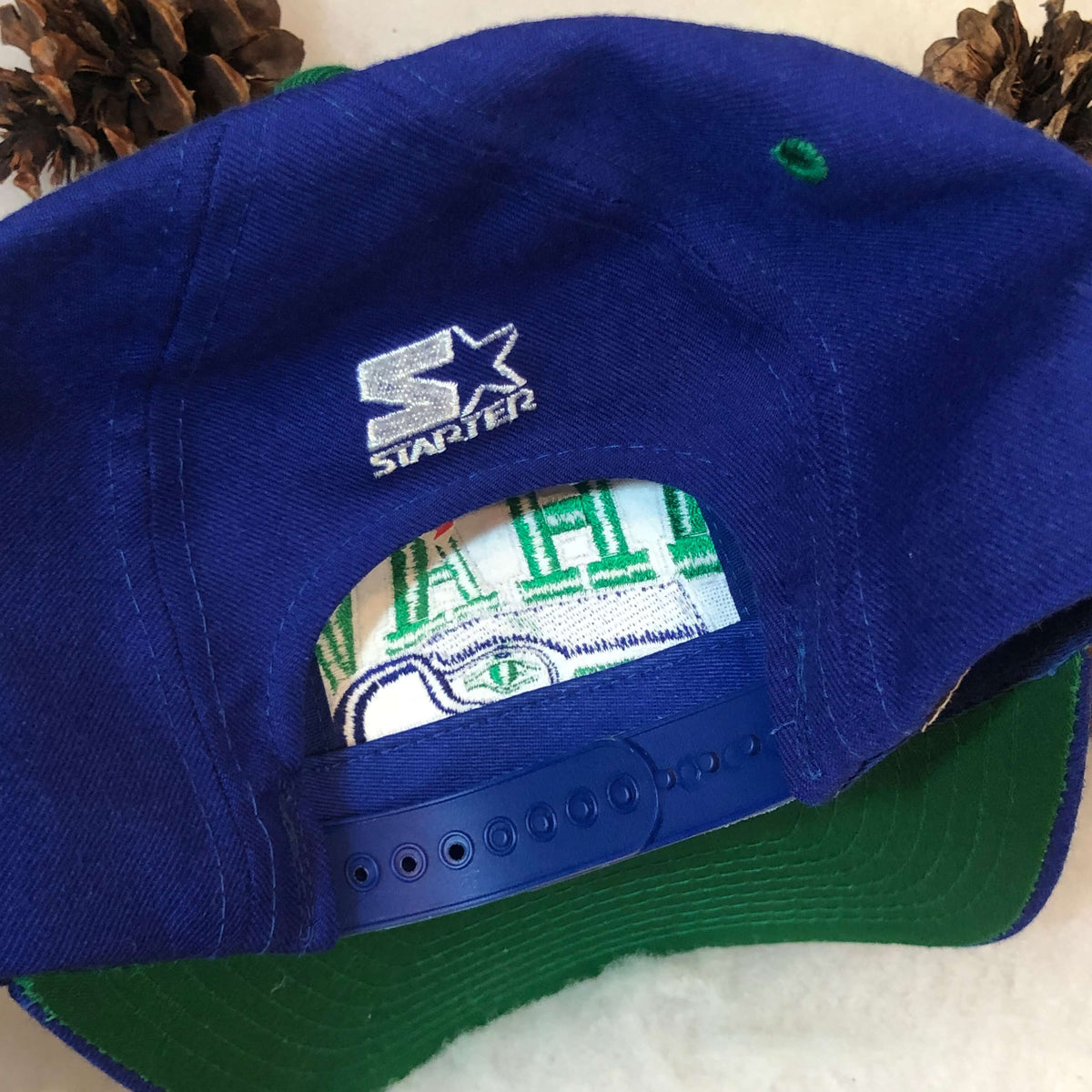 Vintage NFL Seattle Seahawks Starter Tri-Power Arch Wool Snapback Hat – 