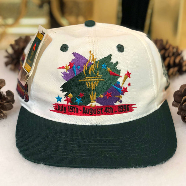 Vintage Deadstock NWT 1996 USA Atlanta Olympics The Game Twill Snapback Hat