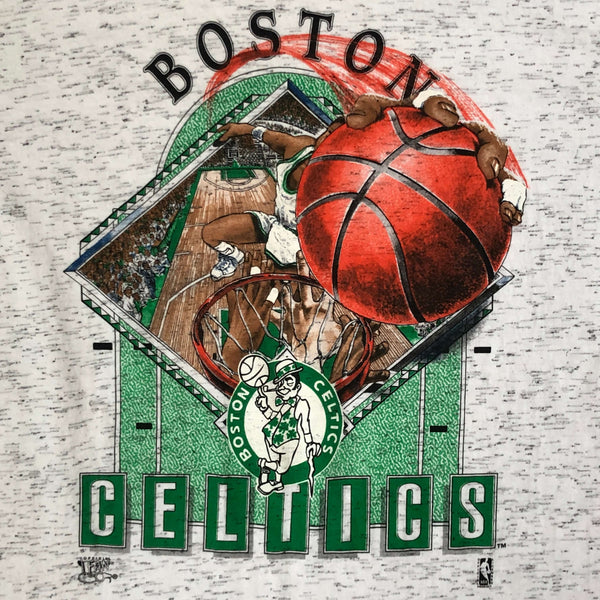 Vintage NBA Boston Celtics All Over Print T-Shirt (L)