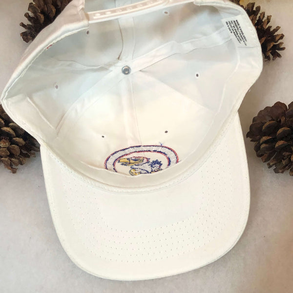 Vintage Deadstock NWOT NCAA Kansas Jayhawks Annco Twill Snapback Hat