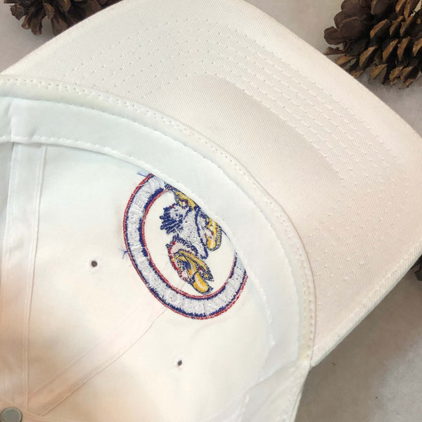 Vintage Deadstock NWOT NCAA Kansas Jayhawks Annco Twill Snapback Hat