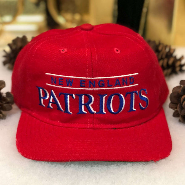 Vintage Deadstock NWOT NFL New England Patriots Starter Wool Snapback Hat