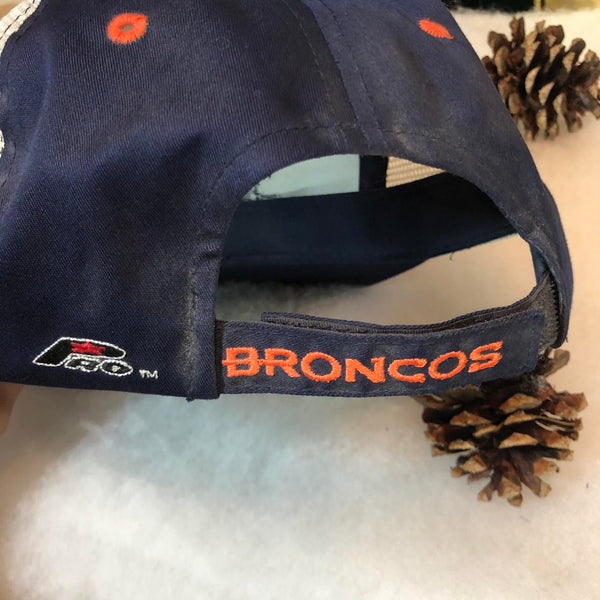 Vintage Deadstock NWOT NFL Denver Broncos Johny Elway Pro Strapback Hat