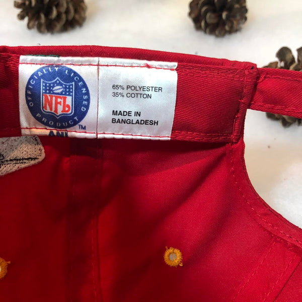Vintage Deadstock NWOT NFL Kansas City Chiefs Twill Strapback Hat