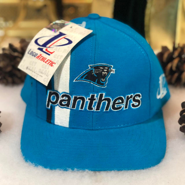 Vintage Deadstock NWT NFL Carolina Panthers Logo Athletic Strapback Hat