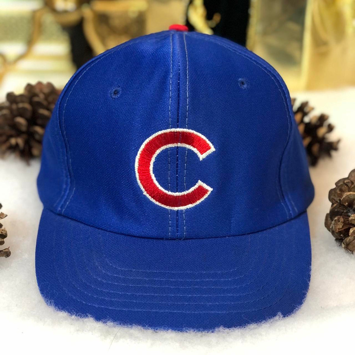 Cubs Vintage Snapback Hat Chicago MLB 90's Retro New Era Deadstock