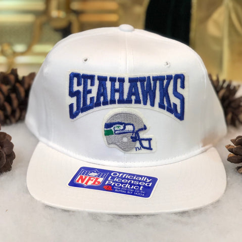 Vintage Deadstock NWOT NFL Seattle Seahawks New Era Arch Snapback Hat