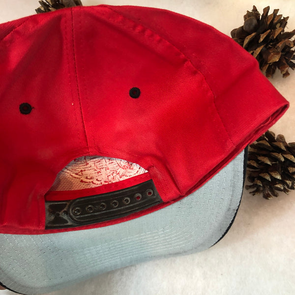 Vintage Deadstock NWOT NHL Detroit Red Wings Logo 7 Twill Snapback Hat