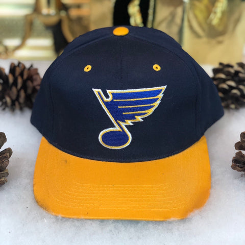 Vintage Deadstock NWOT NHL St. Louis Blues Sports Specialties Twill Snapback Hat