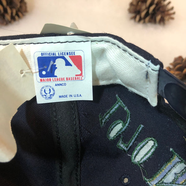 Vintage Deadstock NWT MLB Milwaukee Brewers 25th Anniversary Snapback Hat