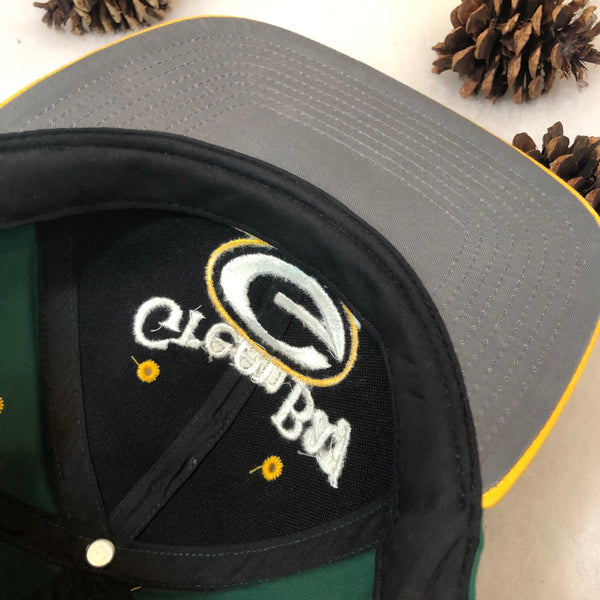 Vintage NFL Green Bay Packers Twins Enterprise Bar Line Snapback Hat