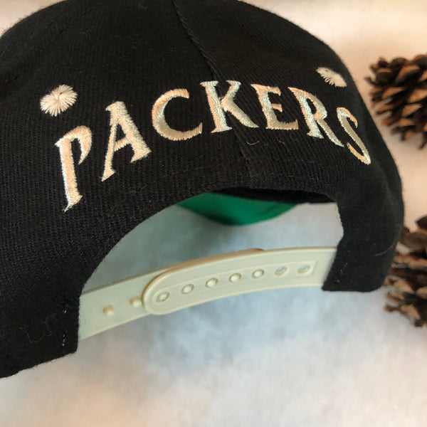 Vintage Deadstock NWOT NFL Green Bay Packers Twins Enterprise Wool Snapback Hat