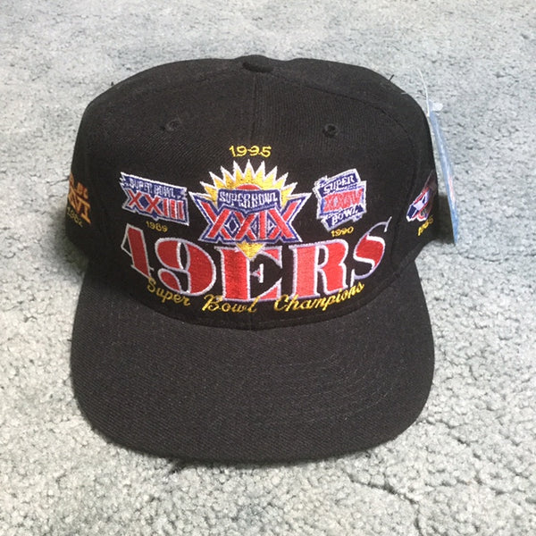 Vintage Deadstock NWT Annco NFL Super Bowl Champions San Francisco 49ers Snapback Hat