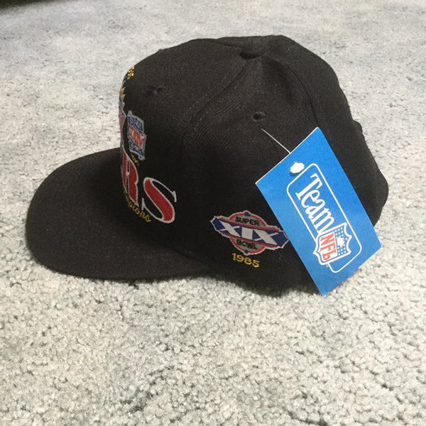 Vintage Deadstock NWT Annco NFL Super Bowl Champions San Francisco 49ers Snapback Hat