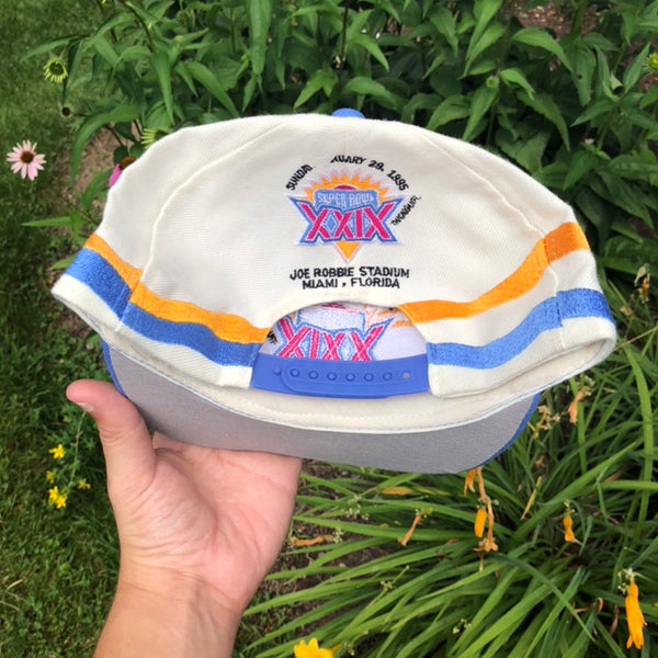 Vintage Deadstock NWT Apex One NFL Super Bowl XXIX Snapback Hat