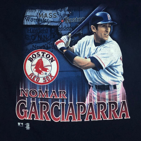 Vintage MLB Boston Red Sox Nomar Garciaparra Pro Player T-Shirt (XL)