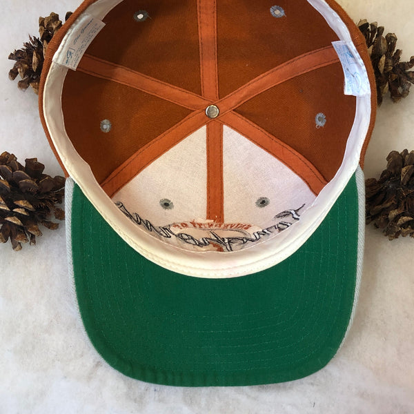 Vintage NCAA Texas Longhorns The Game Circle Logo Wool Snapback Hat