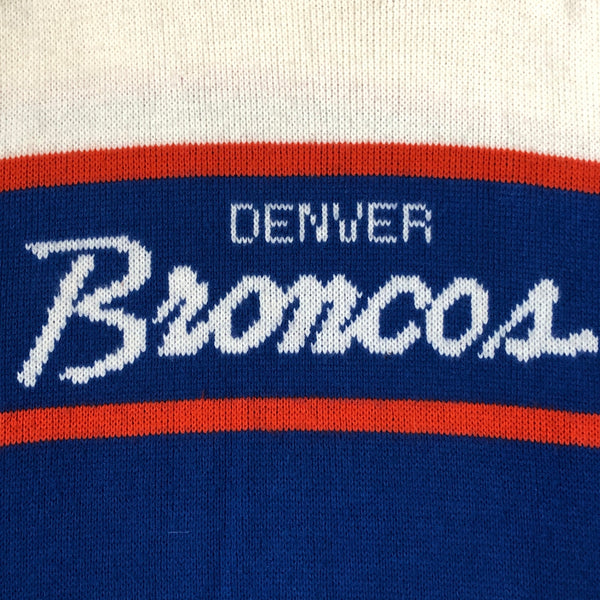 Vintage NFL Denver Broncos Cliff Engle Script Knit Sweater (L)