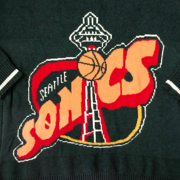 NBA Seattle Supersonics Adam Freak Knit Sweater (M)