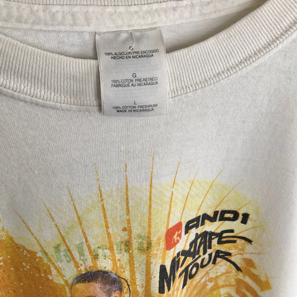 Vintage AND1 Mixtape Tour The Professor T-Shirt (L)