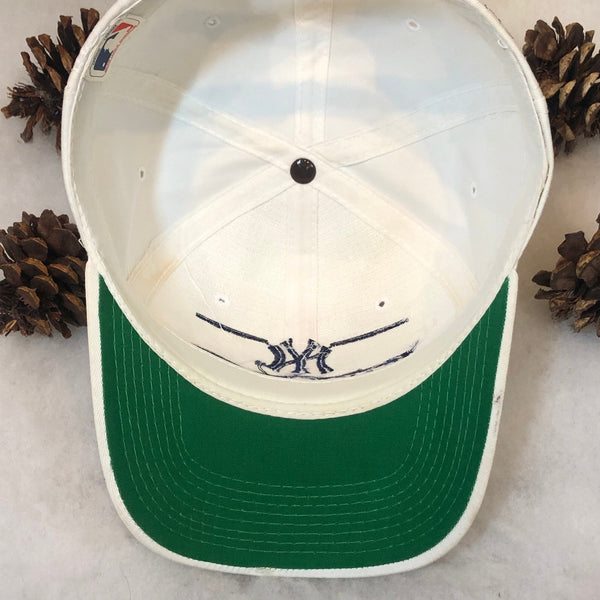 Vintage MLB New York Yankees The Game Split Bar Twill Snapback Hat
