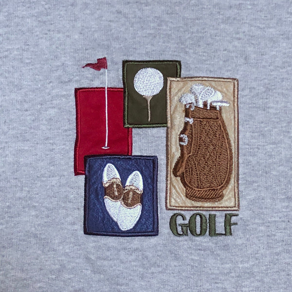 Vintage Golf Dad Father Grandpa Crewneck Sweatshirt (XL)